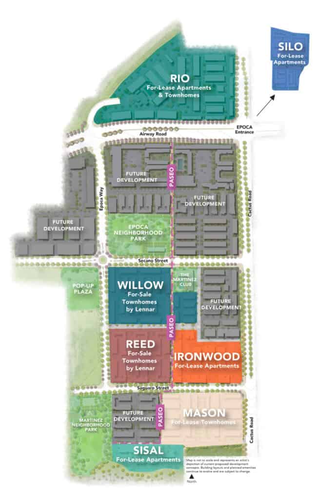 Epoca Neighborhood Site Map