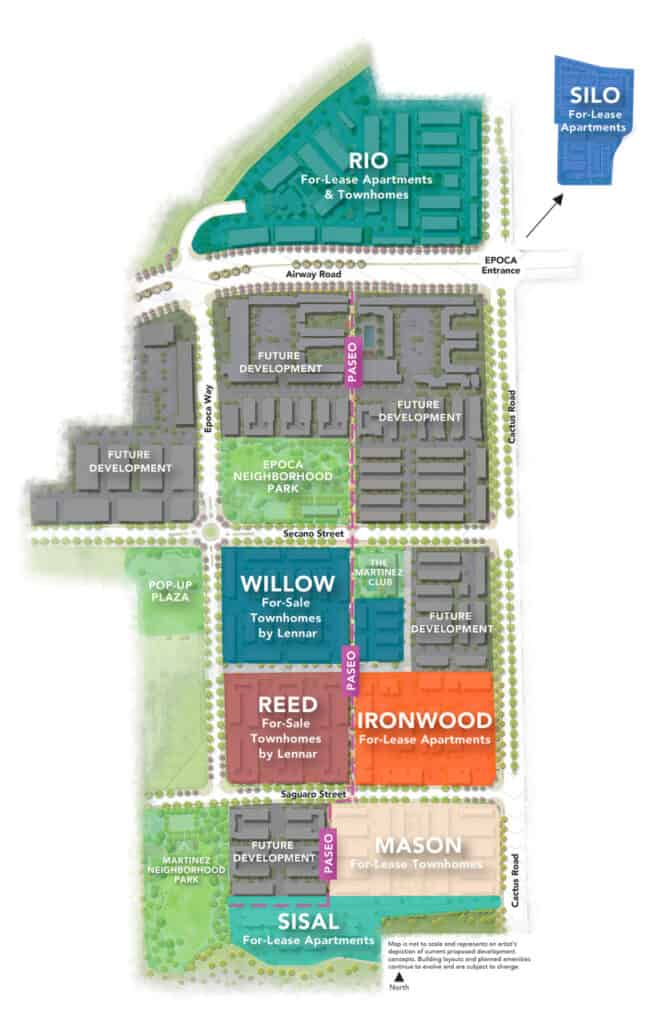 Epoca Neighborhood Site Map June 2023