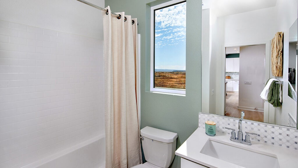 Bathroom at Epoca new townhomes for sale Otay Mesa