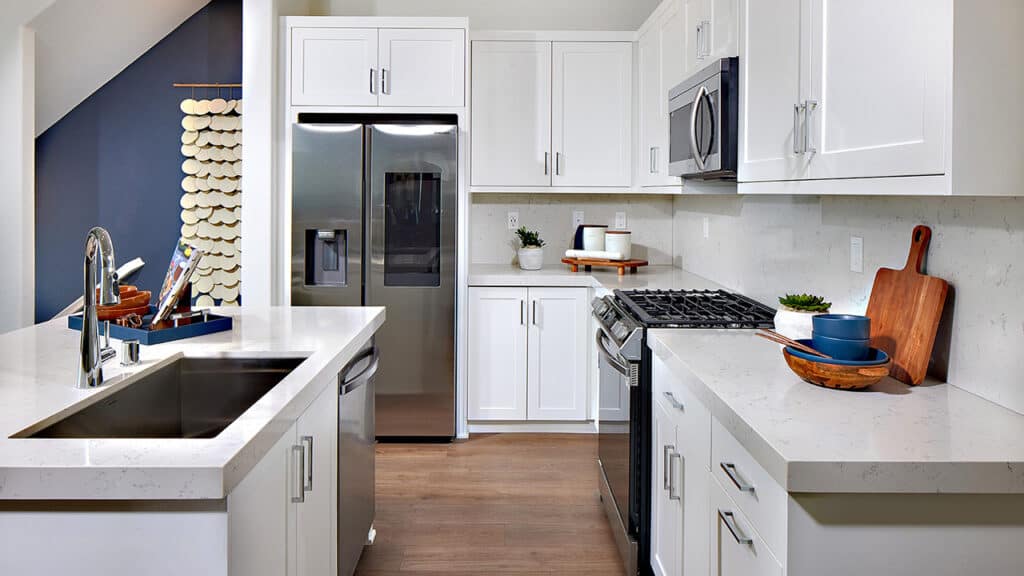 Kitchen with smart appliances