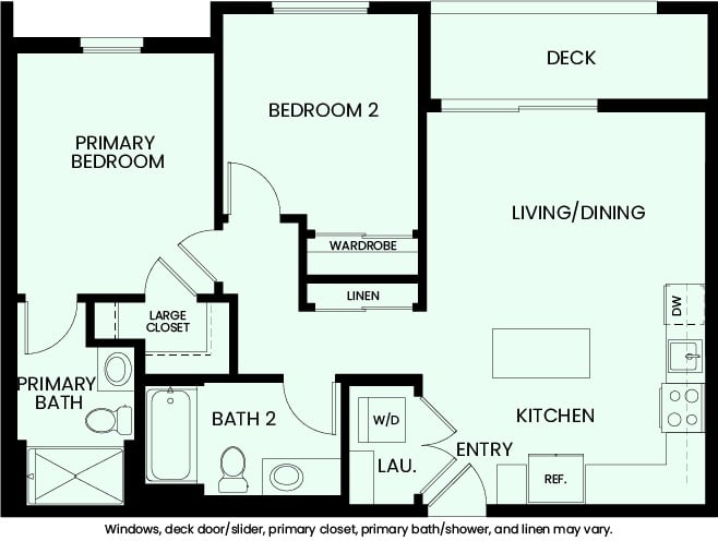Epoca Sisal plan B1 2 bedroom